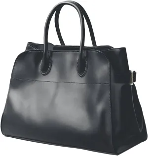 Genuine Leather Women's Large Retro Top-handle Tote Handbag 2024