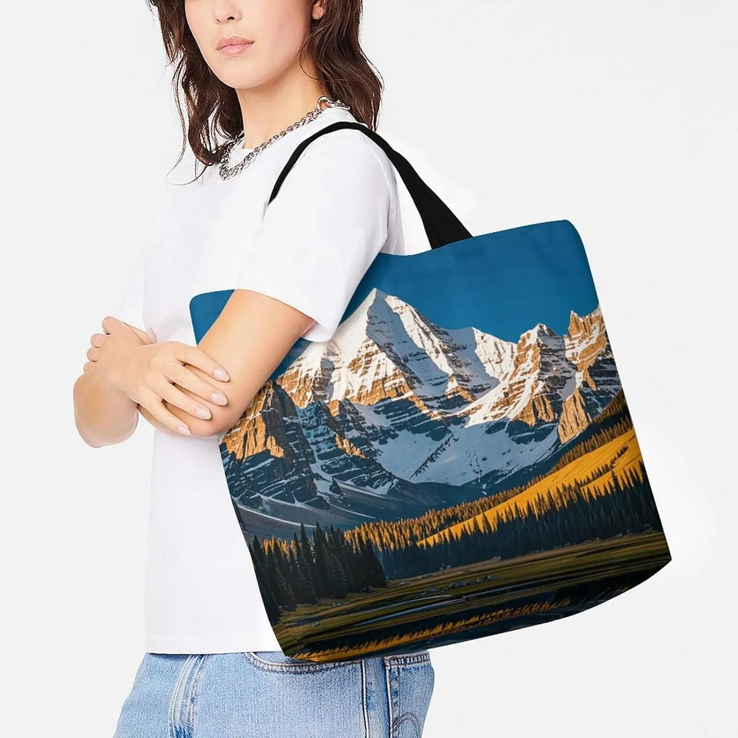 Germany Flag Eagle Tote Bags, Reusable Grocery Bags, Large Shopping Bag, Shoulder Bag for Women