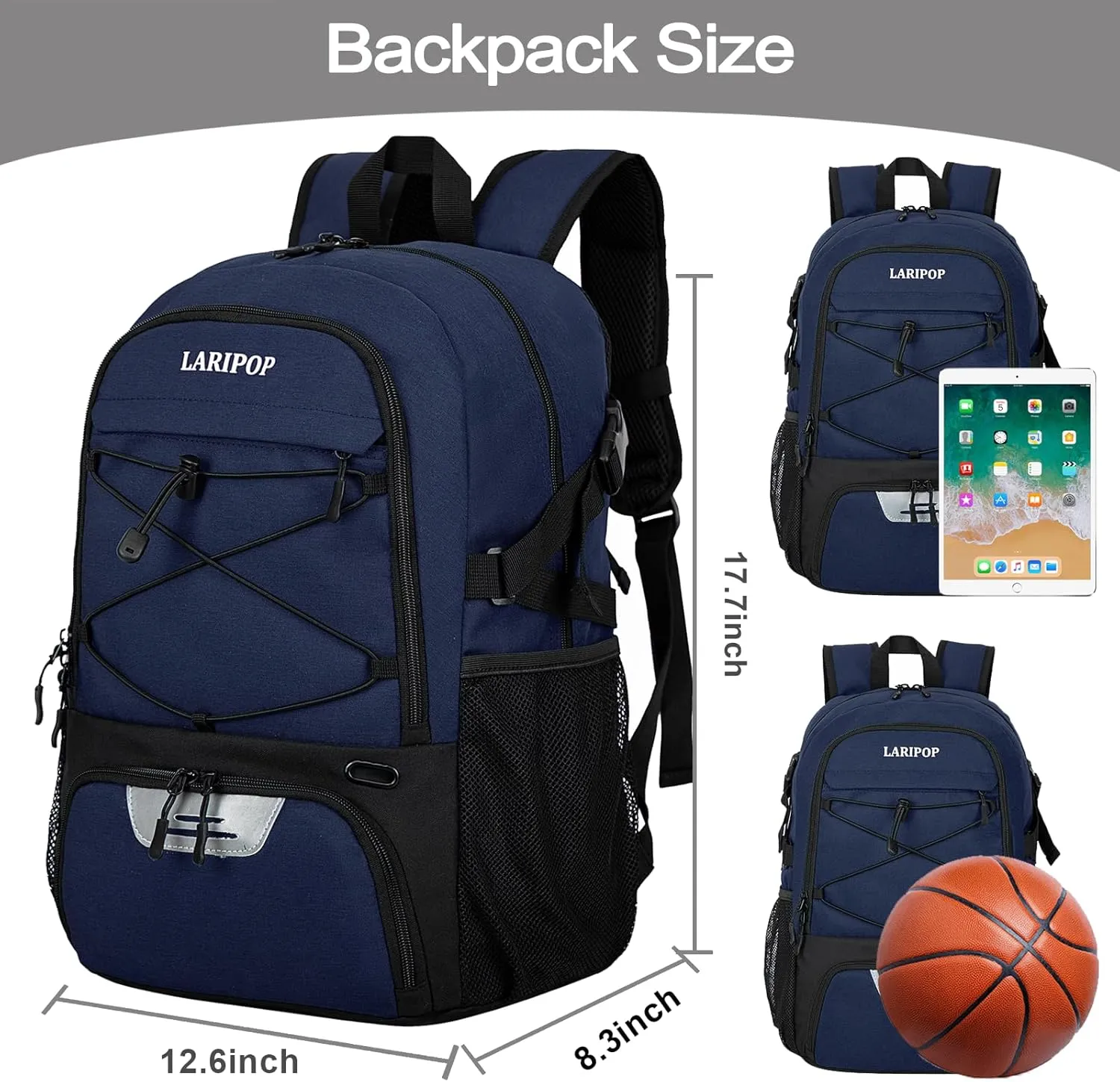 Gifts for Men,Basketball Backpack-Christmas Stocking Stuffers for Boys and Girls,Mens Gifts,Ball