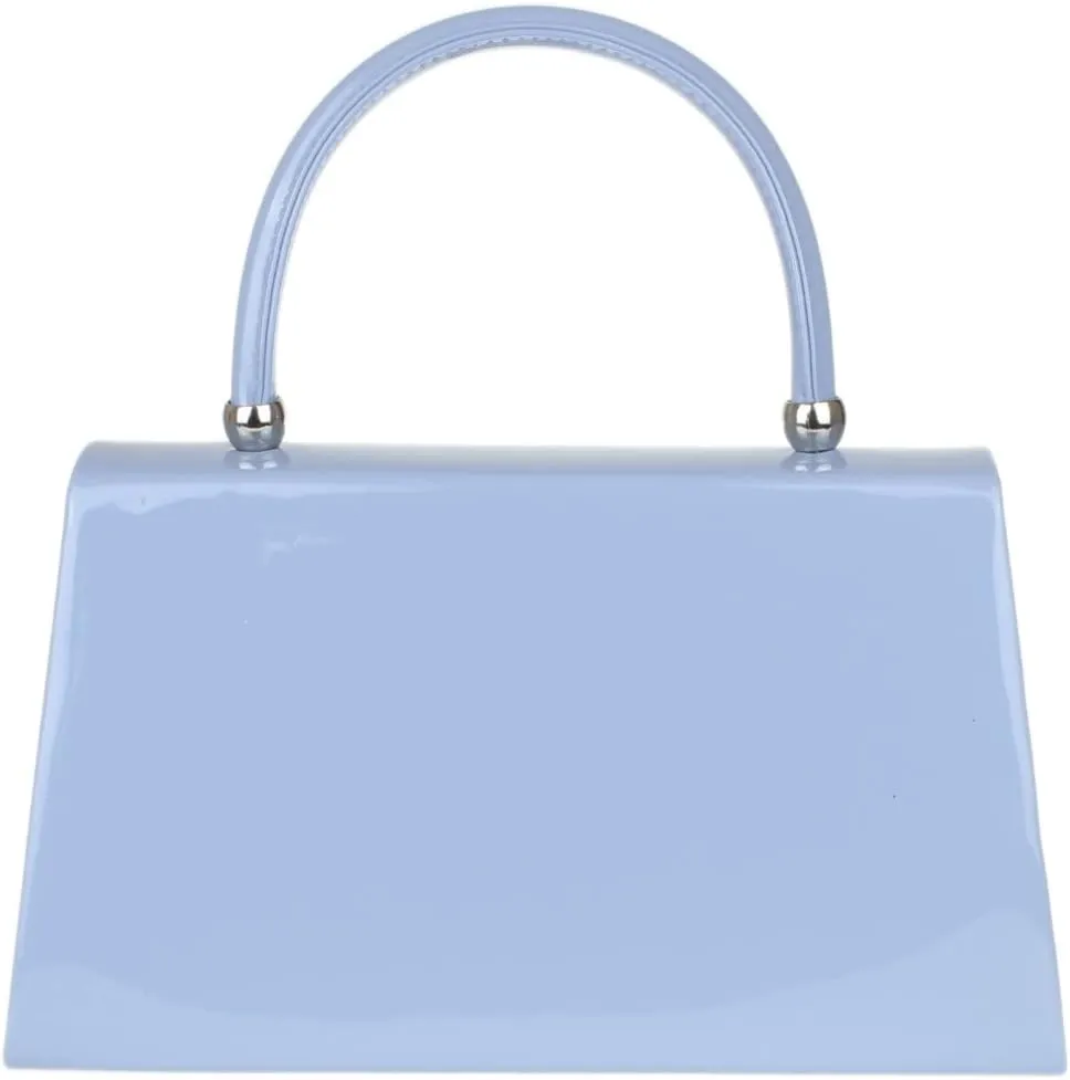 Girly HandBags Patent Clutch Bag Handbag Small Hard Case Ladies