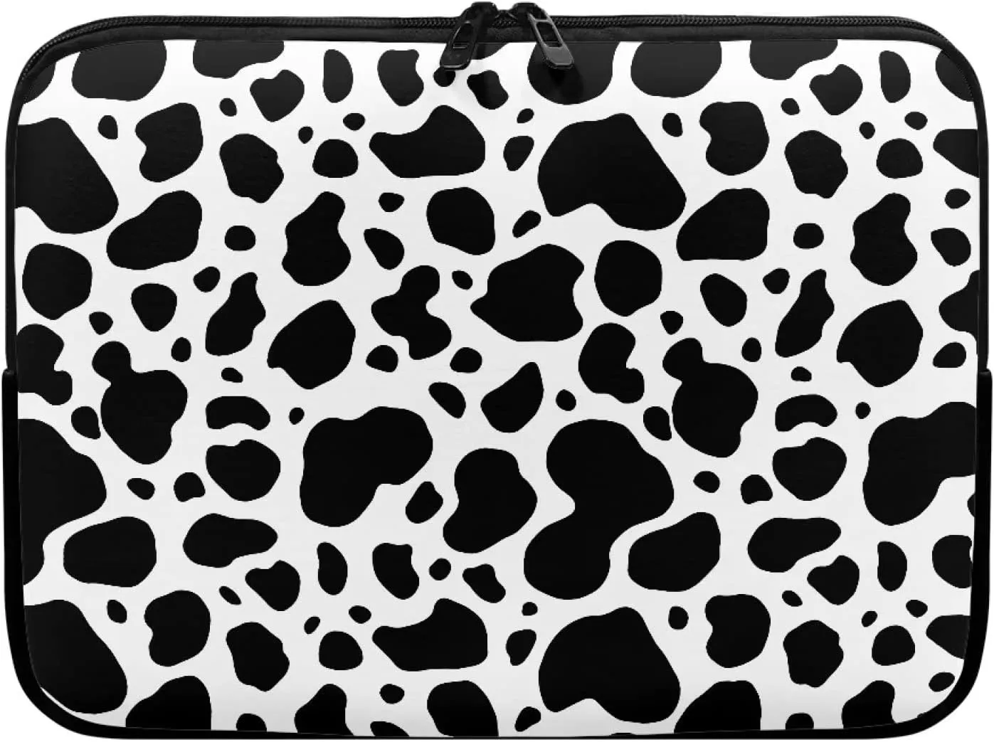 Gomyblomy Cow Print 15 Inch Durable Computer Bag, Portable Waterproof Laptop Case, Lightweight Shockproof Briefcase, Computer Decoration for Men & Women