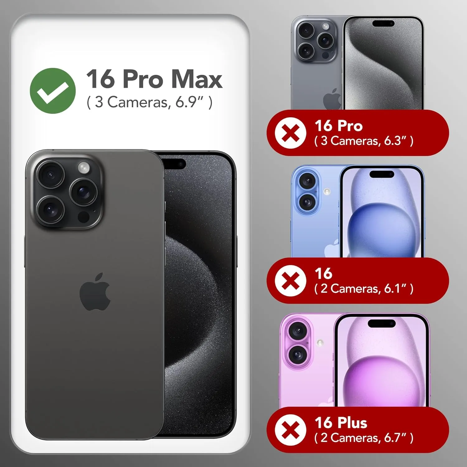 GONEZ Magnetic for iPhone 16 Pro Max Case, Compatible with MagSafe, Liquid Silicone Case, with Screen Protector   Camera Protector, Full Body Protective Shockproof Phone Cover 6.9", Brown