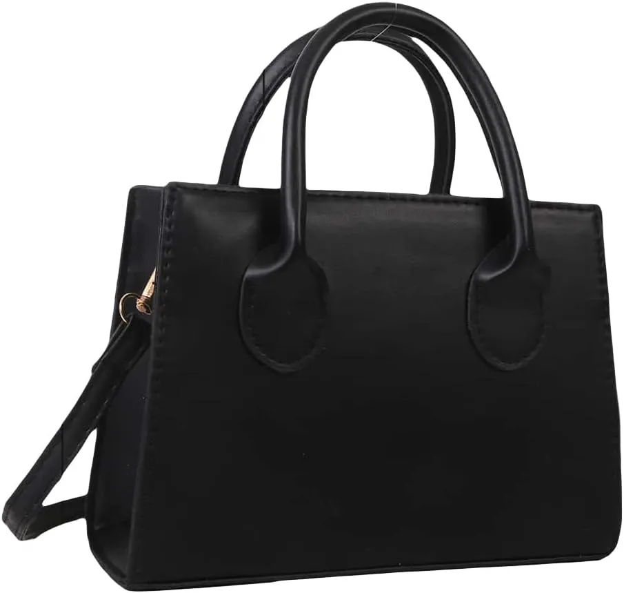 GORGLITTER Women's Small Crossbody Purse Double Handle Satchel Shoulder Bag Crossbody Square Bag Purse Handbag