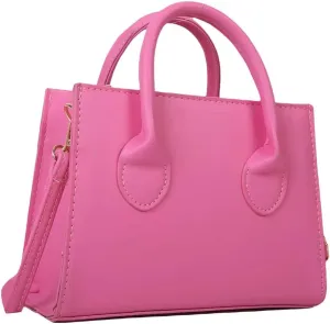 GORGLITTER Women's Small Crossbody Purse Double Handle Satchel Shoulder Bag Crossbody Square Bag Purse Handbag