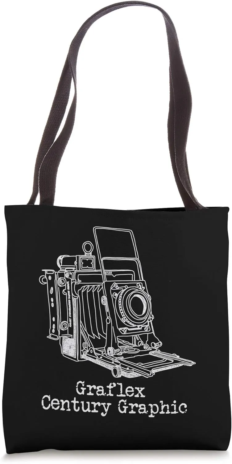 Graflex Century Graphic retro vintage camera Tote Bag