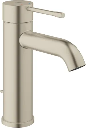 GROHE 23592ENA Essence, Single Hole Single-Handle S-Size Bathroom Faucet 1.2 GPM, Brushed Nickel