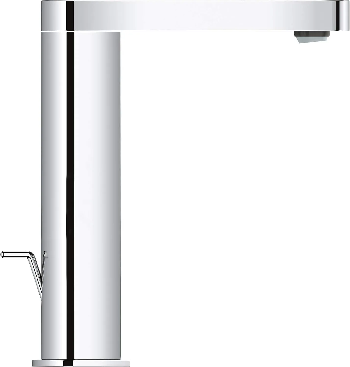 GROHE 23956003 Plus Single-Handle Bathroom Faucet M-Size, Starlight Chrome, Without Temp Display