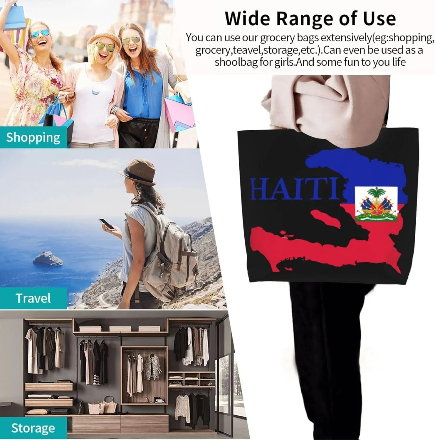 Halloween Bats Witchs Spider Web Skull Women's Tote Bag Large Capacity Single Shoulder Bags Handbag for Shopping Work