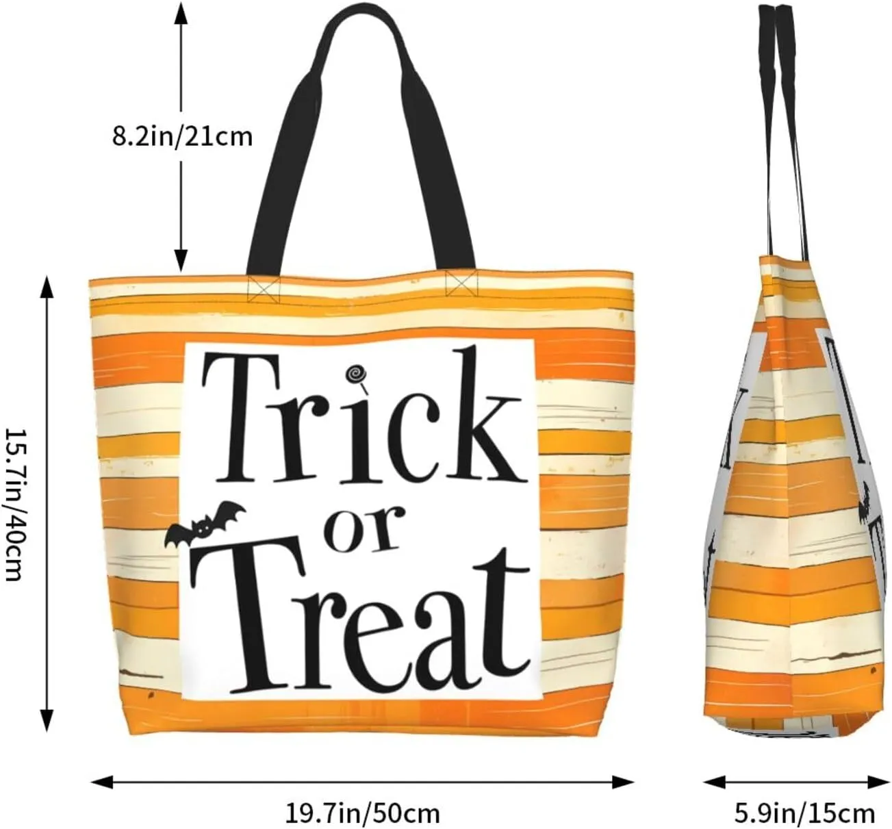 Halloween Tote Bags Large Women Reusable Shoulder Travel Shopping Gift Bags