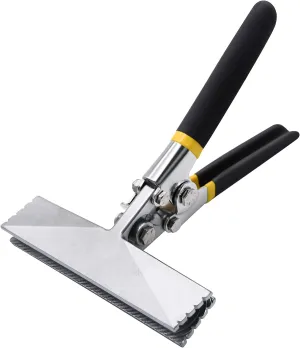 Hand Seamer, 6in Straight Jaw Sheet Metal Bender Tools, Sheet Metal Seamer Form Edge Seamer Seaming Plier with Ergonomic Handle, for Bending and Flattening Sheet Metal Hand Tool