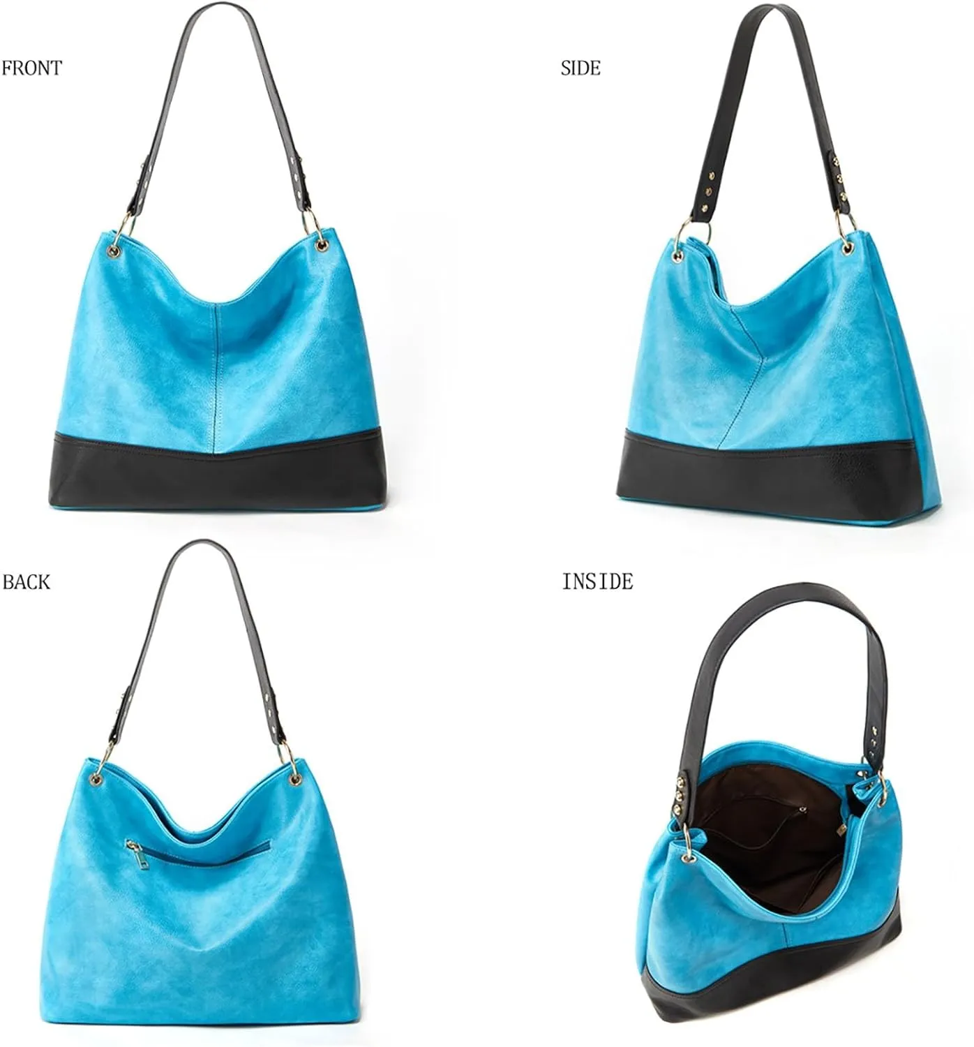 Handbags For Women PU Leather Tote Top Handle Satchel Shoulder Bag Armpit Bag Laptop Tote Bags
