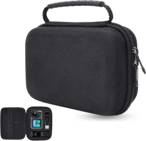 Hard Carrying Case with Customizable Foam Protective Case Universal Travel Electronic Organizer Pouch Digital Camera Case Storage Bag Compatible with Sports Camera Electronic Accessory Power Bank