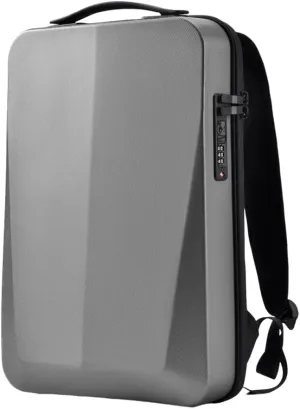 Hard Case Backpack Mochila Para Laptop Hombre 45-30cm Travel Bag with Password Lock Tech Anti-theft Bags Water Proof (grey)