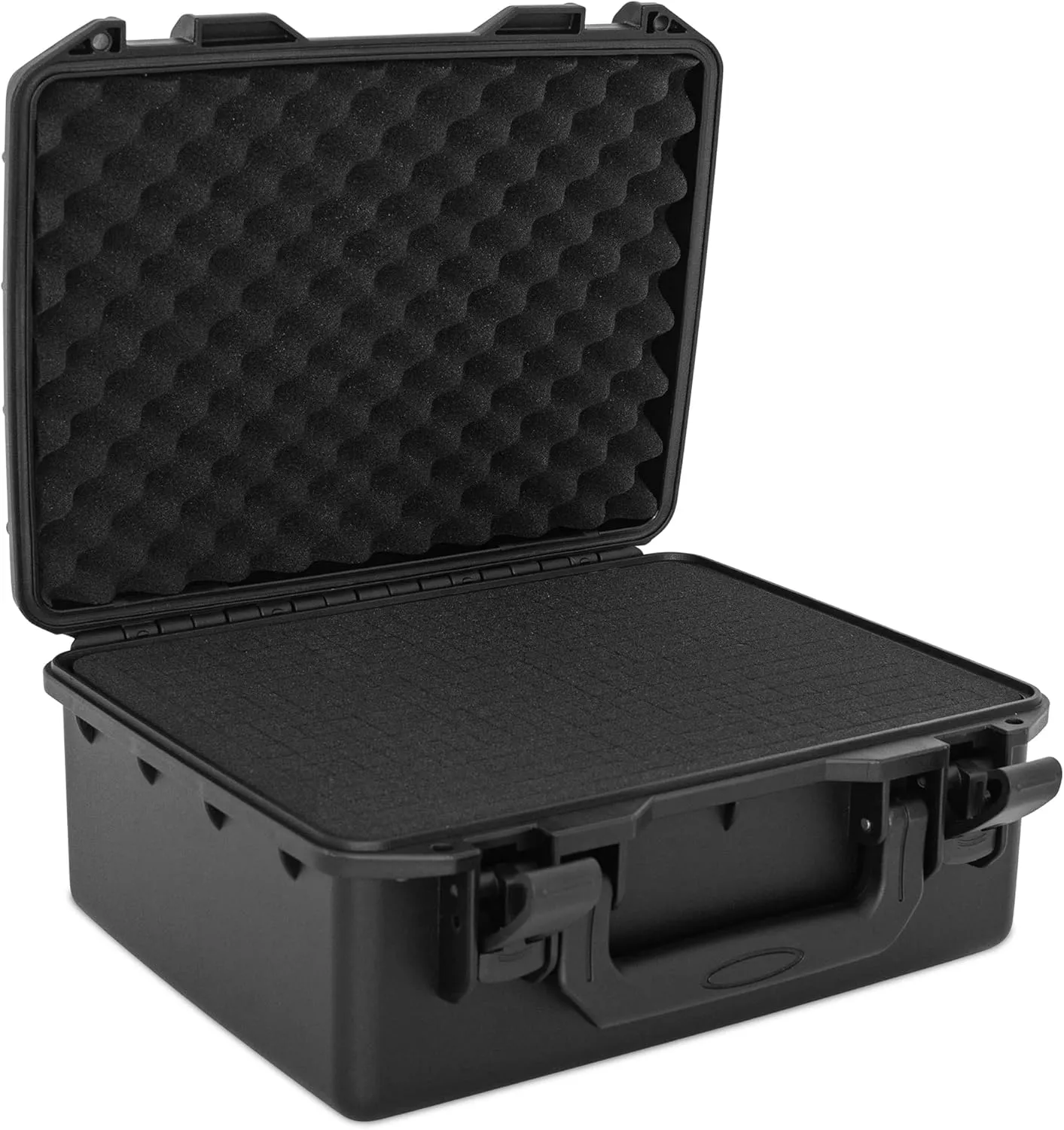 Hard Case with IP67 Waterproof Shockproof Tool Box for Microphone, Drones, Camera, Equipments, Portable Storage Case, 12.2 x 9.8 x 5.5 Inch