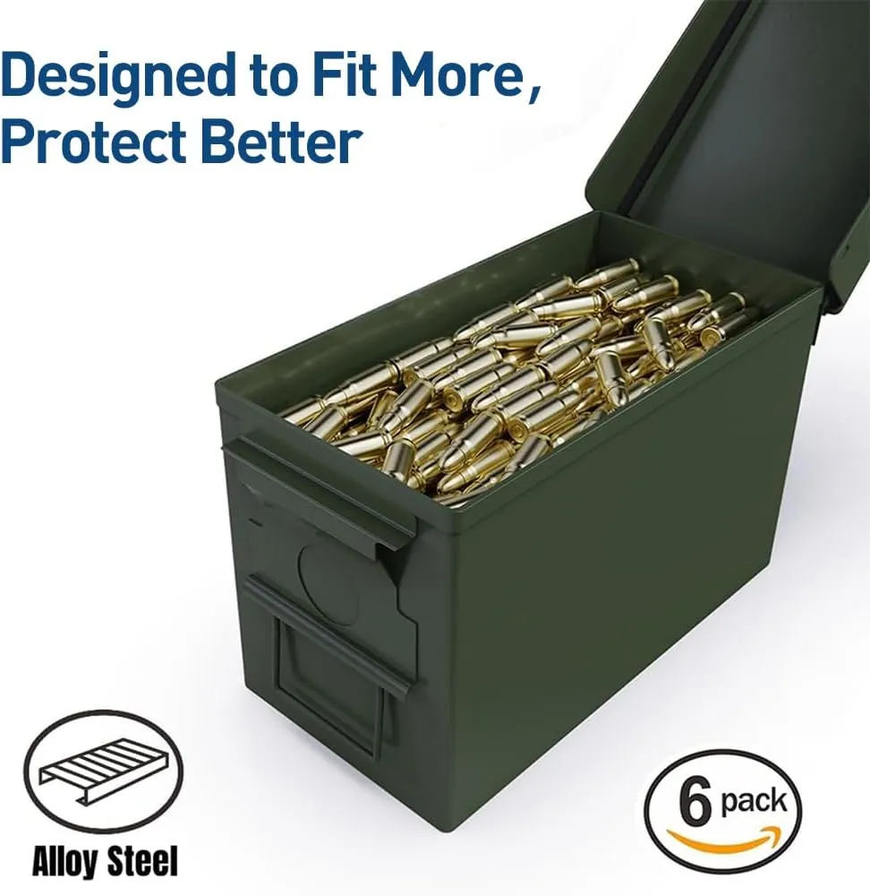 HARDROCK Metal Ammo Can, Ammo Box