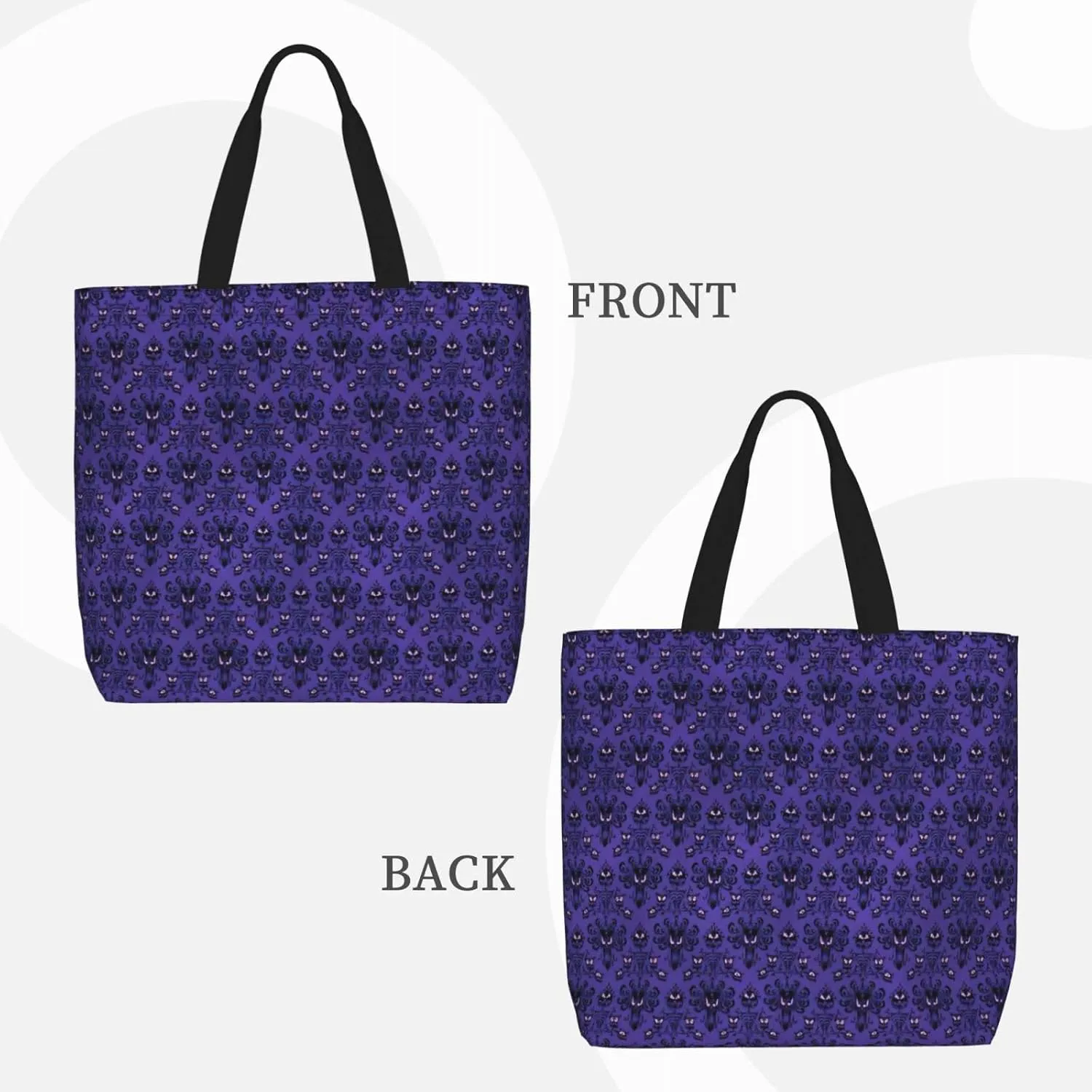Haunted Mansion Tote Bag For Women, Large Shoulder Bag Top Handle Handbag For Travel, Work