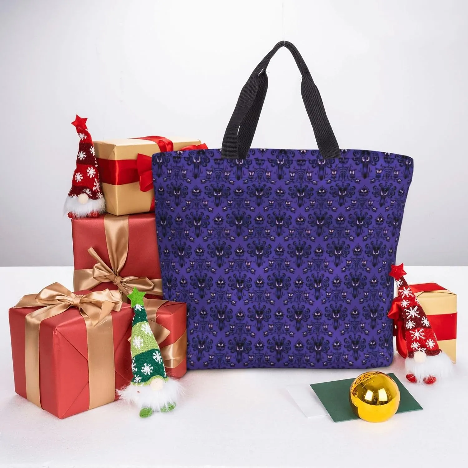 Haunted Mansion Tote Bag For Women, Large Shoulder Bag Top Handle Handbag For Travel, Work
