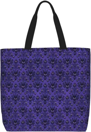 Haunted Mansion Tote Bag For Women, Large Shoulder Bag Top Handle Handbag For Travel, Work