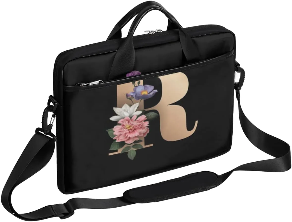 Hawaiian Tiki Pattern Laptop Shoulder Messenger Bag Waterproof Laptop Briefcase with Handle and Padded Strap Case Sleeve