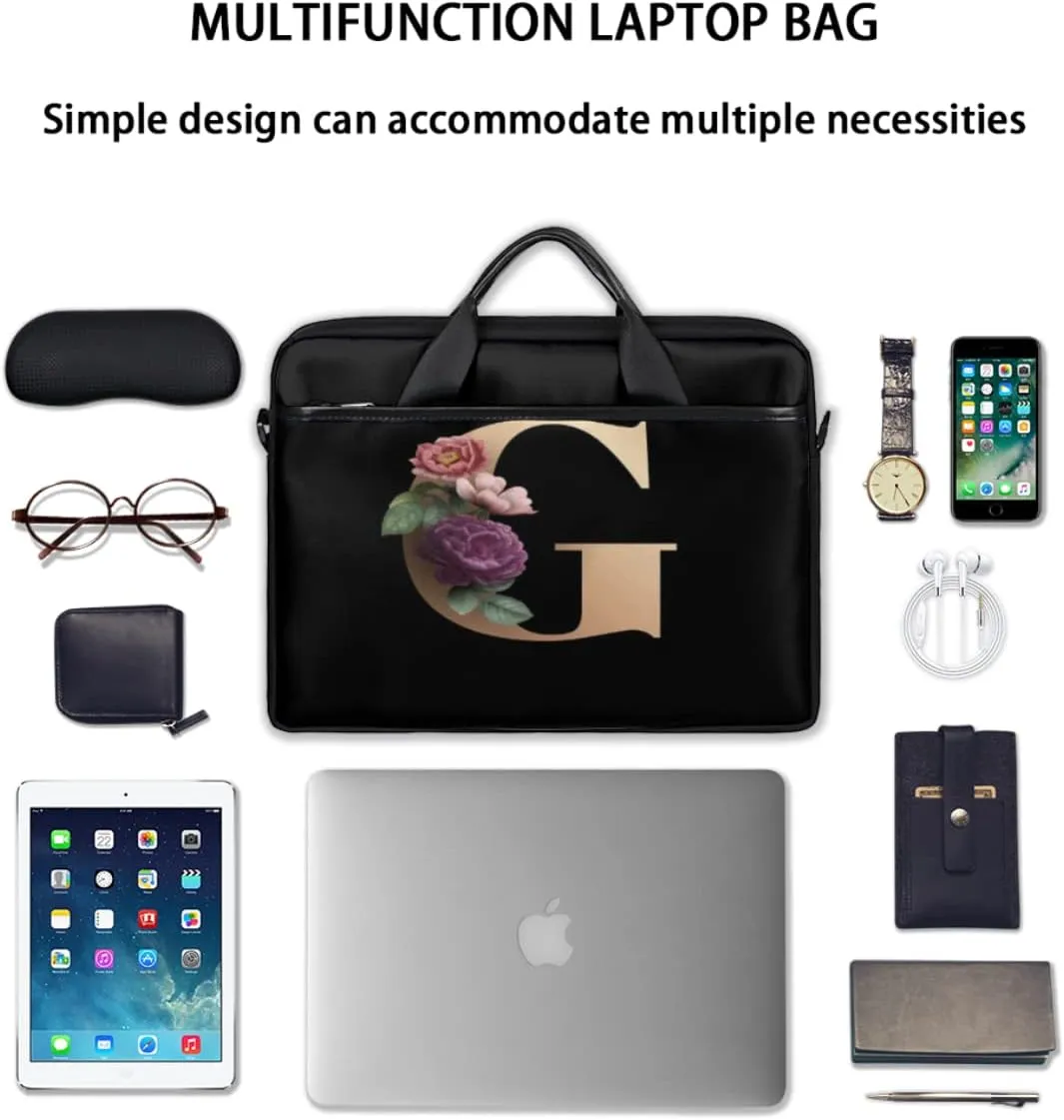 Hawaiian Tiki Pattern Laptop Shoulder Messenger Bag Waterproof Laptop Briefcase with Handle and Padded Strap Case Sleeve