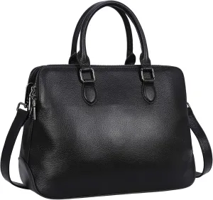 HESHE Genuine Leather Purses and Handbags for Women Tote Bags Shoulder Purses Crossbody Bag Top Handle Handbags