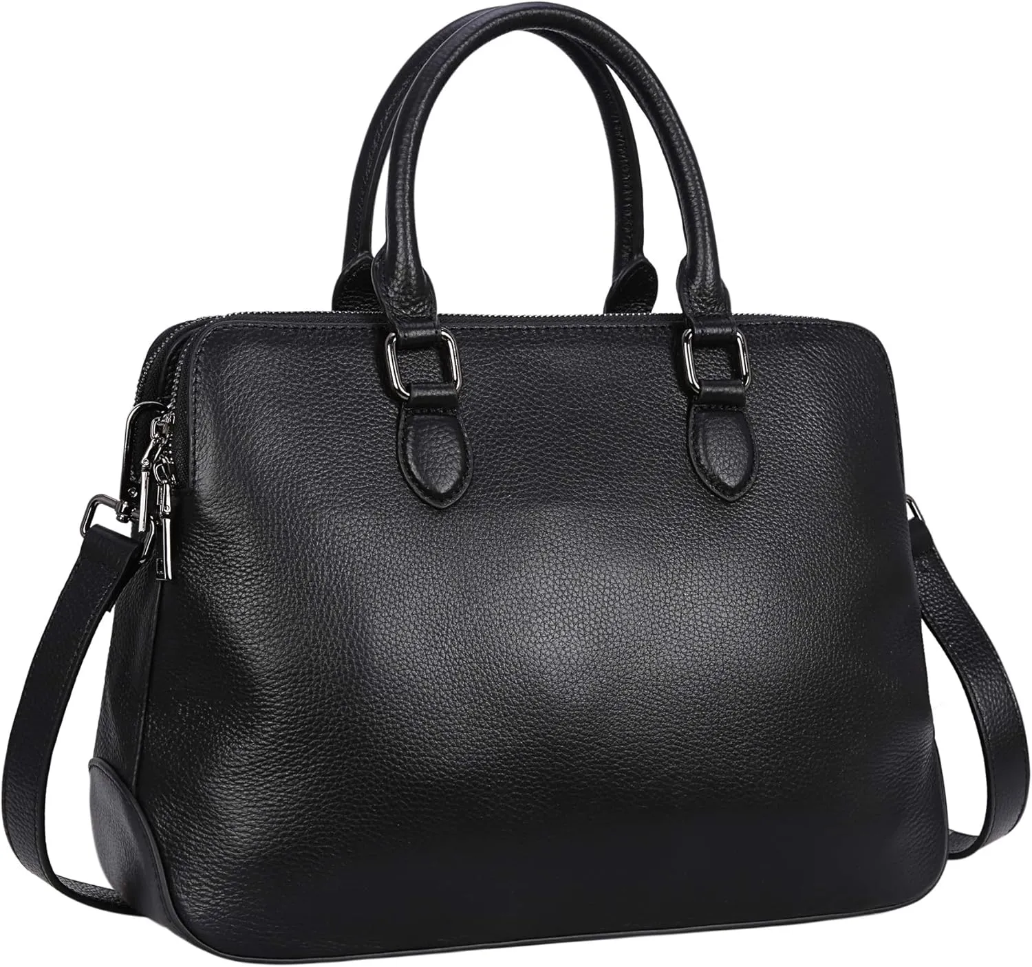 HESHE Genuine Leather Purses and Handbags for Women Tote Bags Shoulder Purses Crossbody Bag Top Handle Handbags