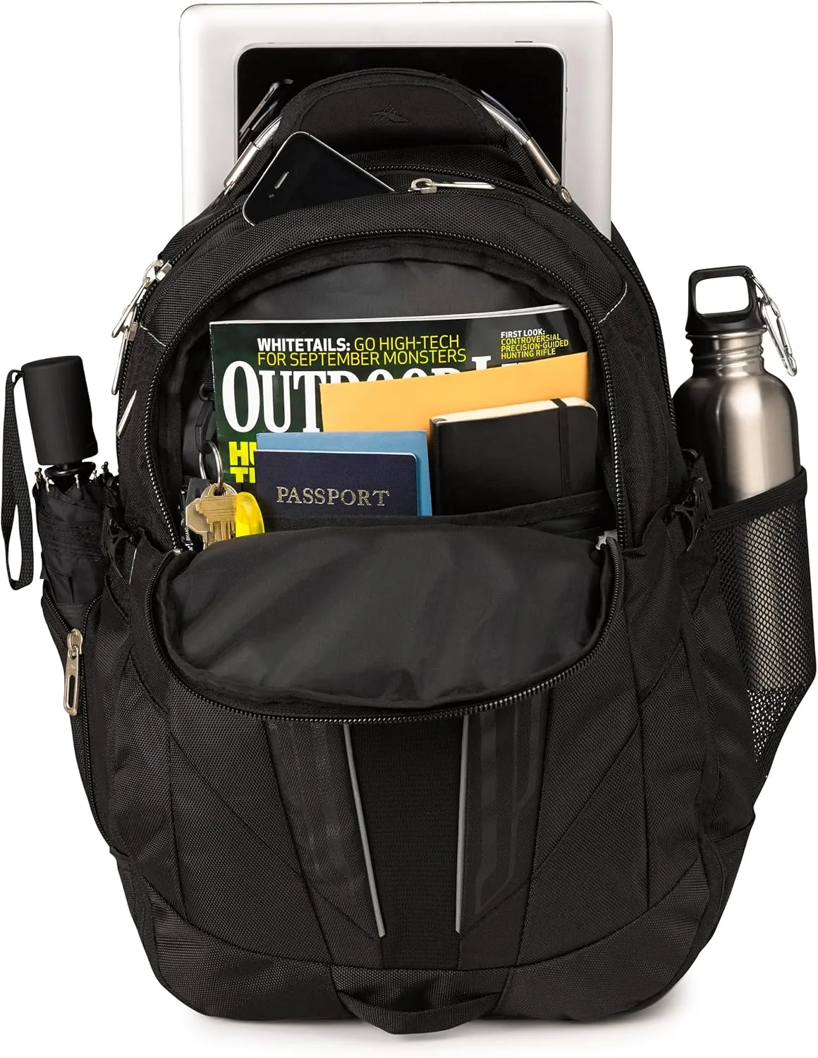 High Sierra XBT - Business Laptop Backpack, Black, One Size