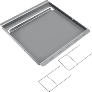 Hisencn Griddle for Chargriller 5050, 3001, 5650, 3008, 3030, 3725, for Char-griller Flat Top Griddle, Carbon steel for Chargriller 5050 grill Griddle Insert, with Handle