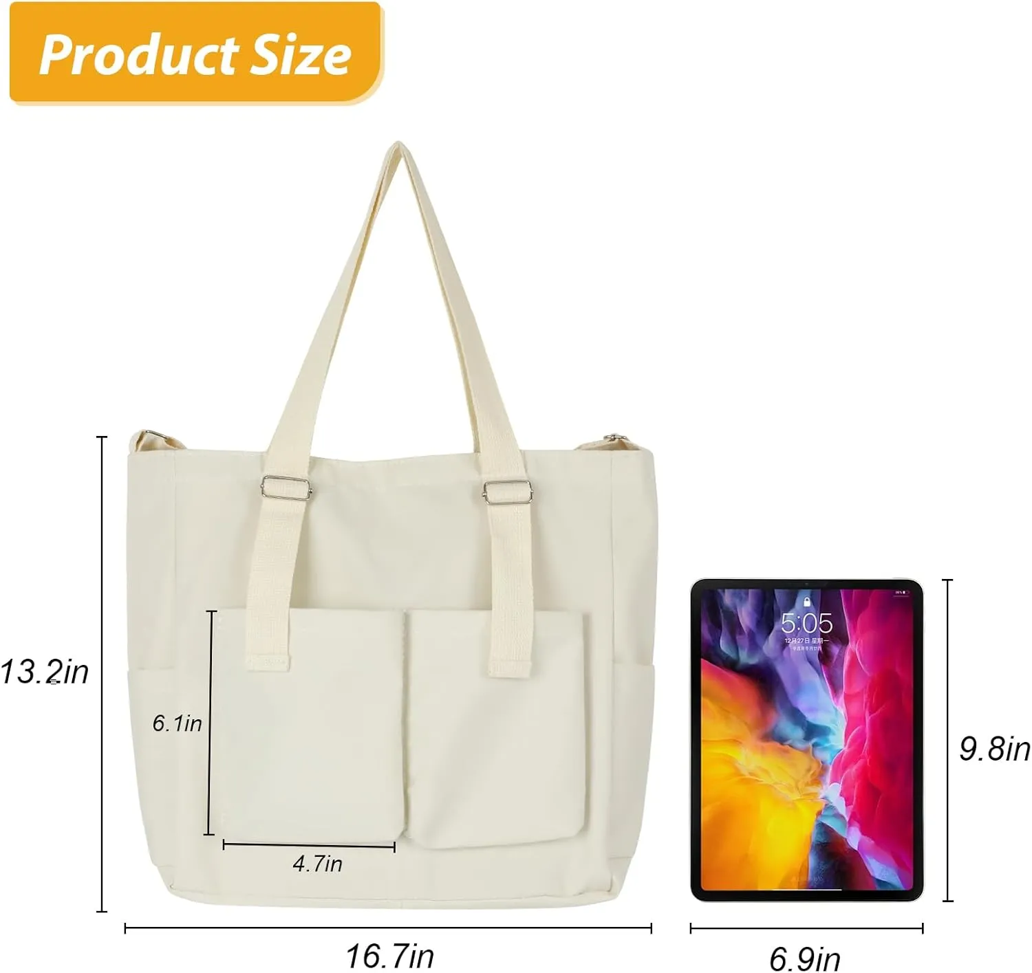 Hobo bags, handbags for women, large-capacity nylon shoulder bags with multiple carrying methods