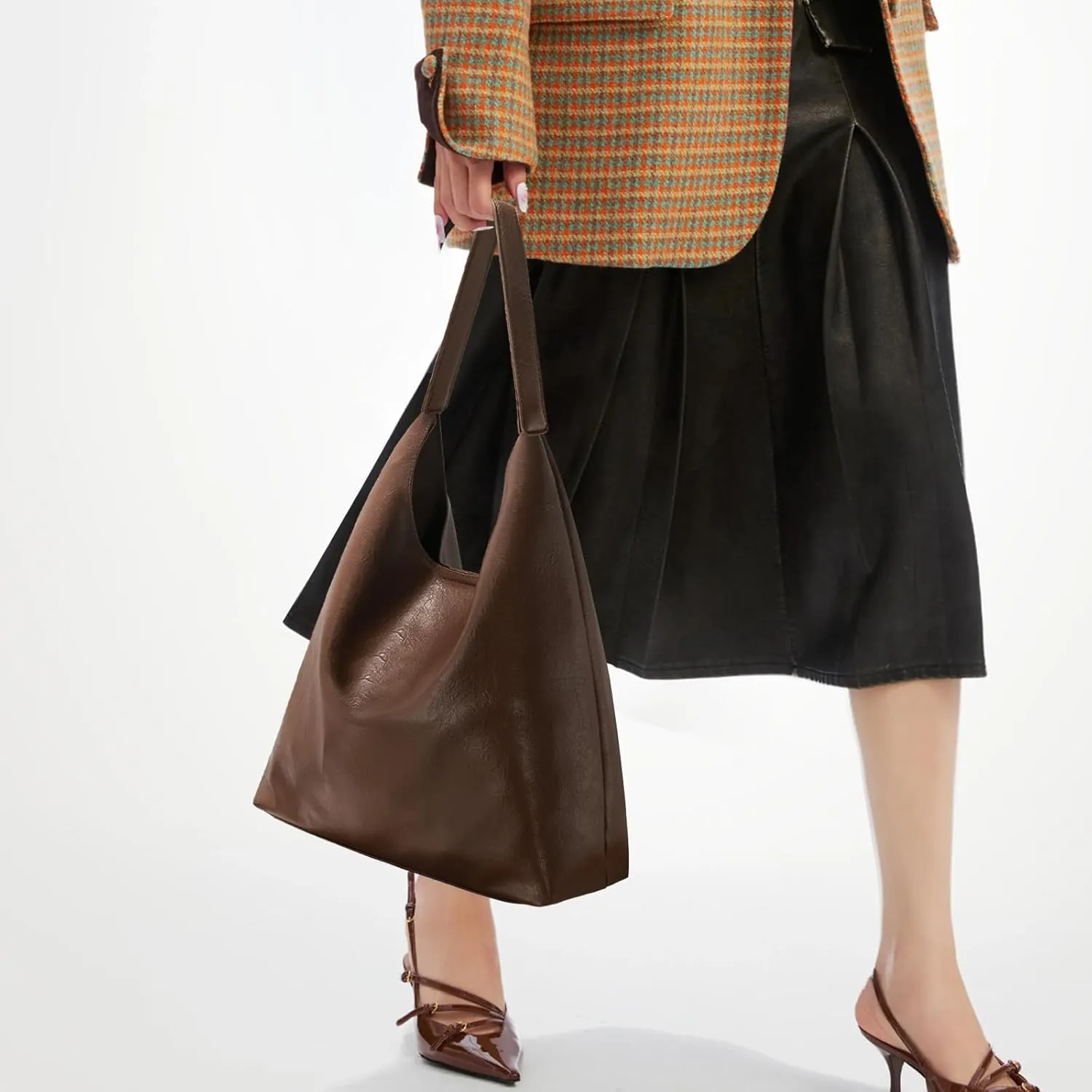 Hobo Tote Bag for Women Slouchy Bags with Small Purse, Designer Handbags for Women Large Capacity Shoulder Bag