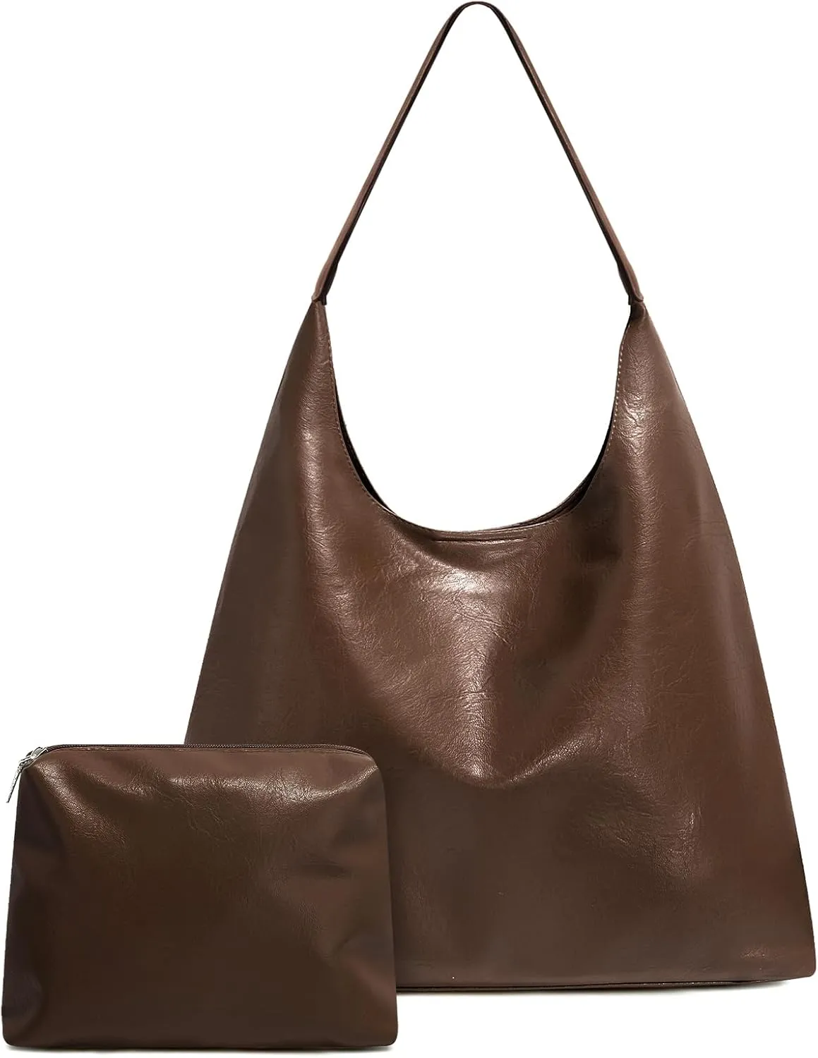 Hobo Tote Bag for Women Slouchy Bags with Small Purse, Designer Handbags for Women Large Capacity Shoulder Bag
