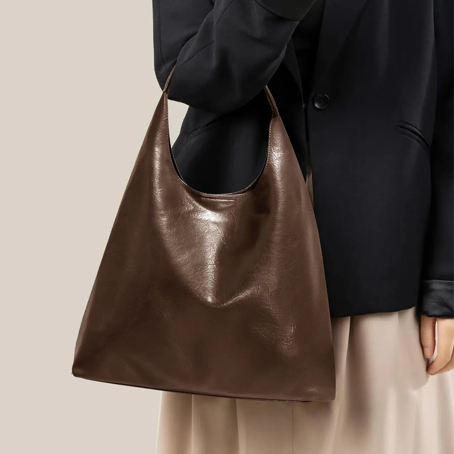 Hobo Tote Bag for Women Slouchy Bags with Small Purse, Designer Handbags for Women Large Capacity Shoulder Bag
