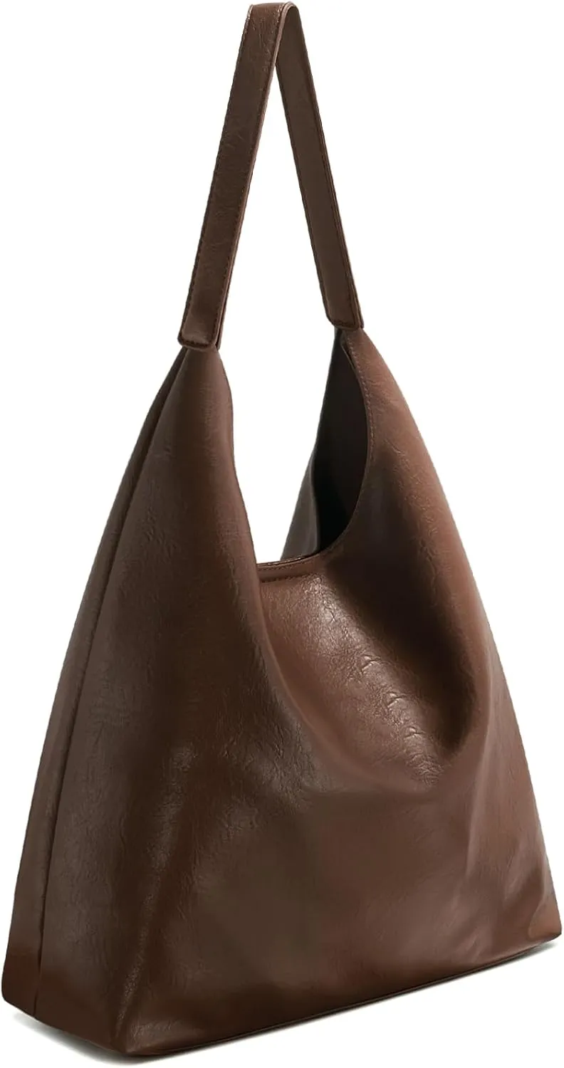 Hobo Tote Bag for Women Slouchy Bags with Small Purse, Designer Handbags for Women Large Capacity Shoulder Bag