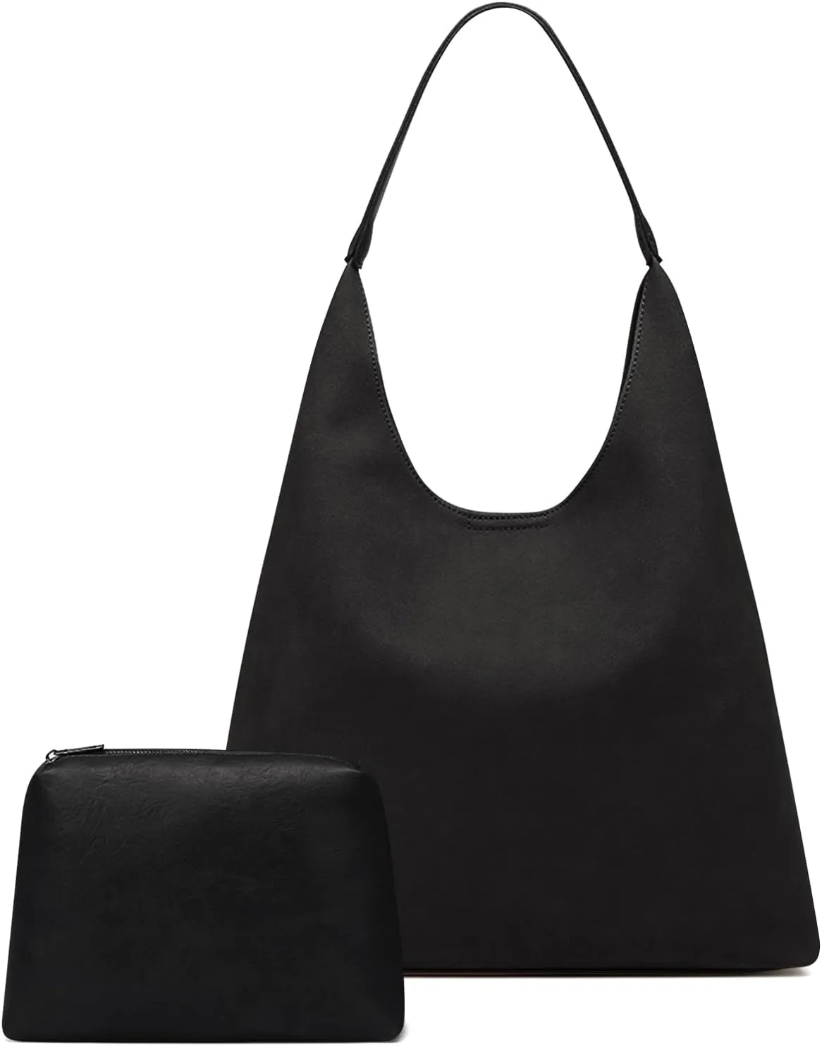Hobo Tote Bag for Women Slouchy Bags with Small Purse, Designer Handbags for Women Large Capacity Shoulder Bag