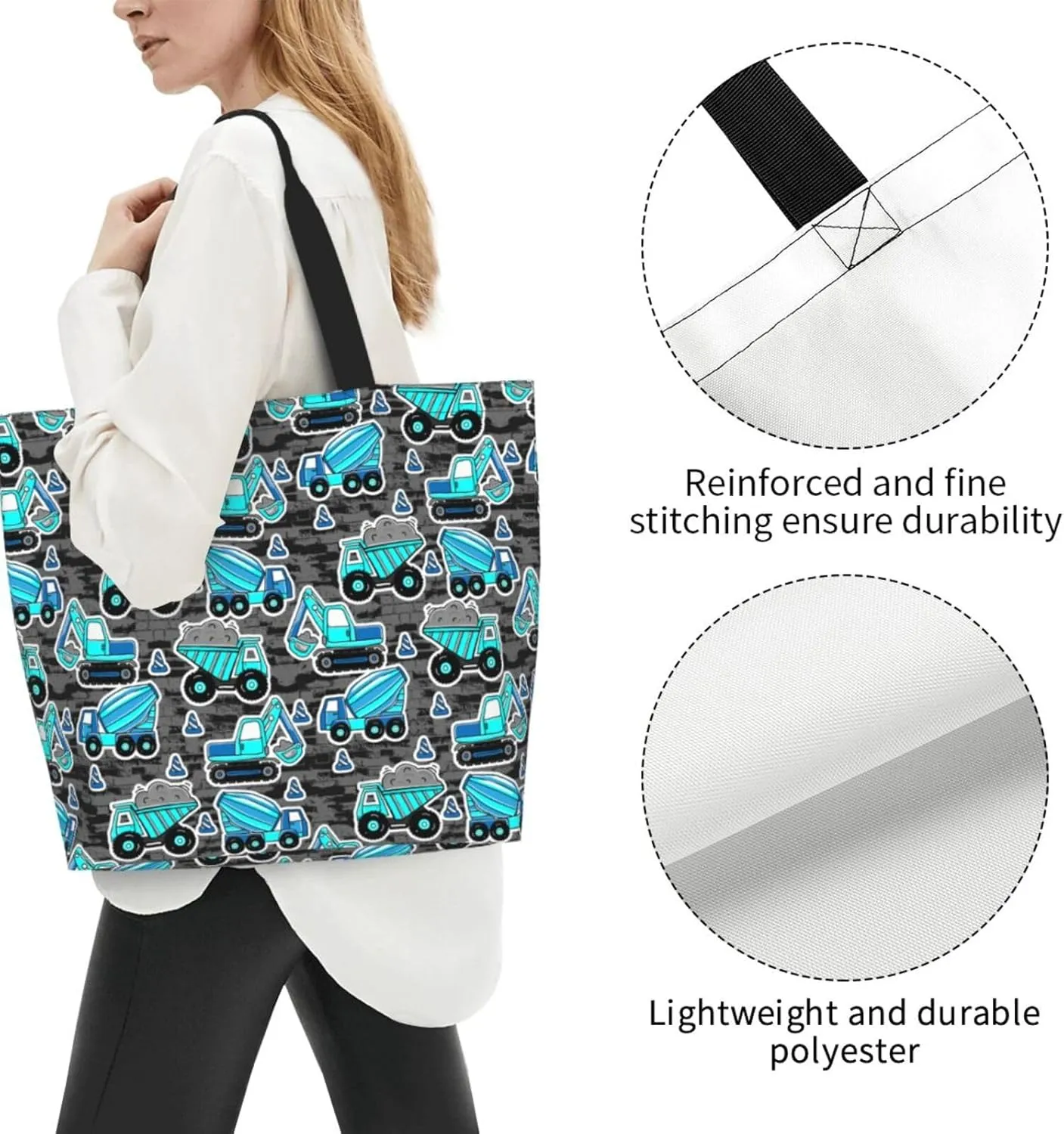 Hot Pinks Zebra Leopard Animal Stripes Women's Tote Bag Large Capacity Single Shoulder Bags Handbag for Shopping Work