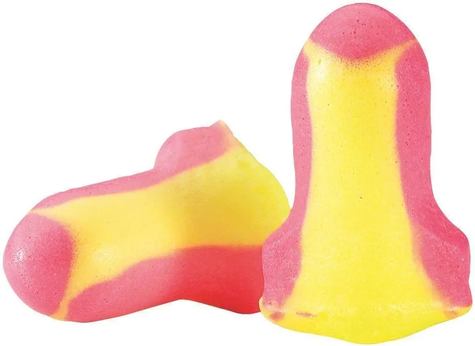 Howard Leight Laser Lite Hi-Visibility Earplug Refill for HL400 Dispenser, 200 Pairs (LPF-LS4-REFILL), Yellow/Magenta