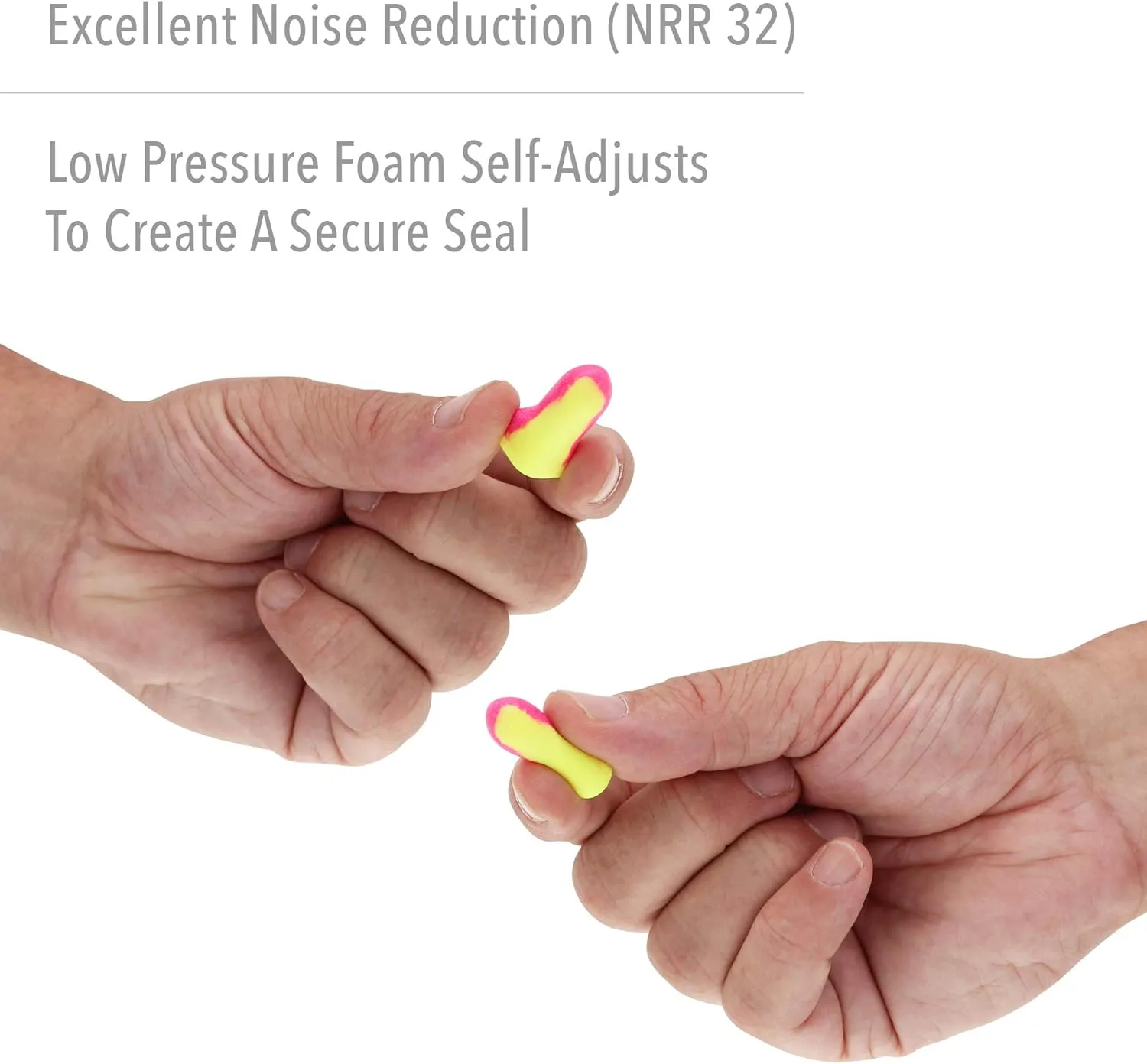 Howard Leight Laser Lite Hi-Visibility Earplug Refill for HL400 Dispenser, 200 Pairs (LPF-LS4-REFILL), Yellow/Magenta