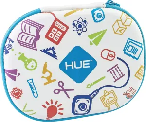 HUE HD Pro Hard Carrying Case with Zipper (White/Multicolored)