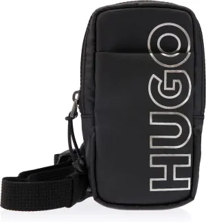 HUGO Brady_Phone Pouch Men's Reporter, Black1, black, Einheitsgröße