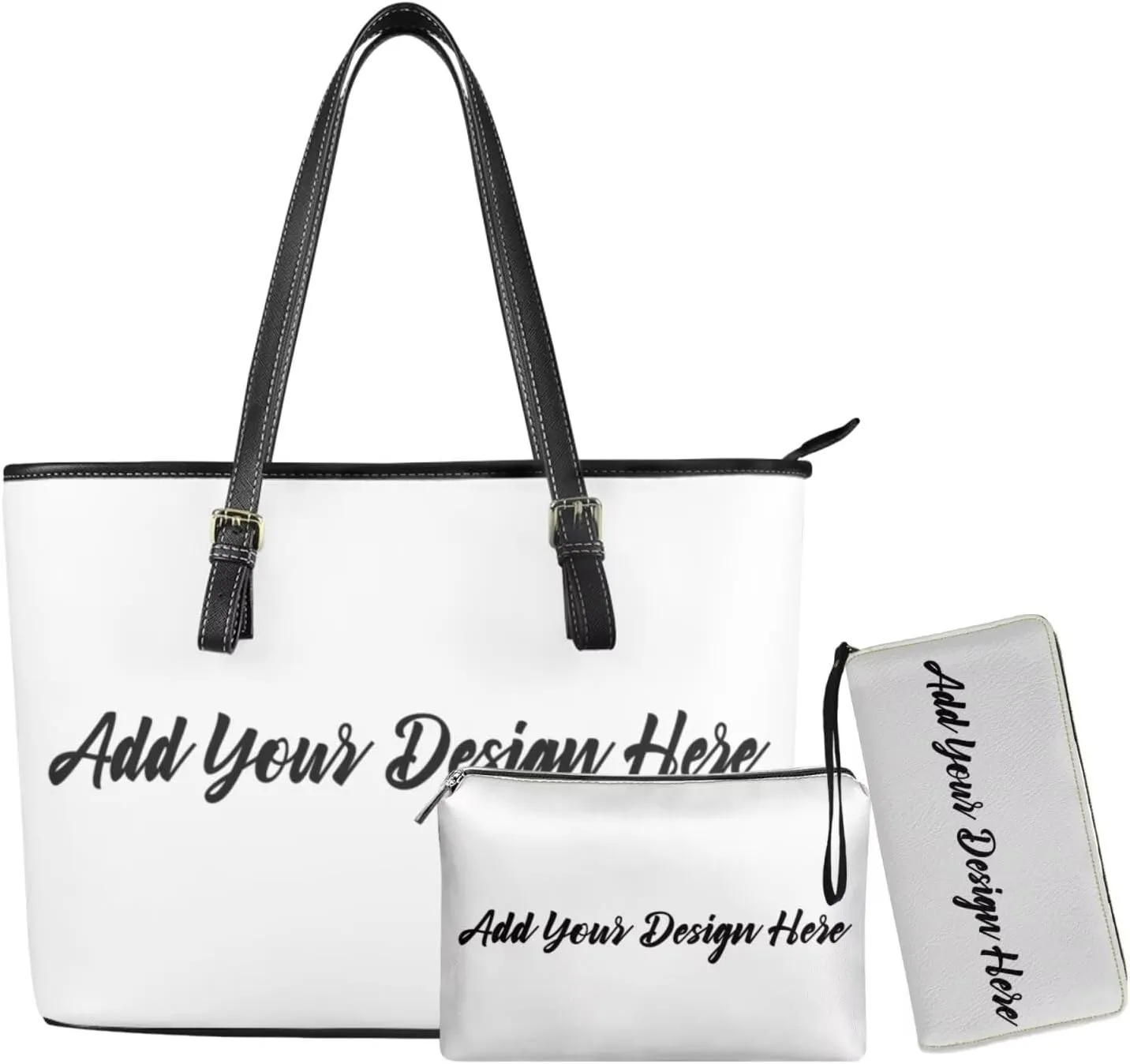HUGS IDEA Women Soft Leather Totes Shoulder Bag Purses and Handbags with Top Handle Zipper Closure