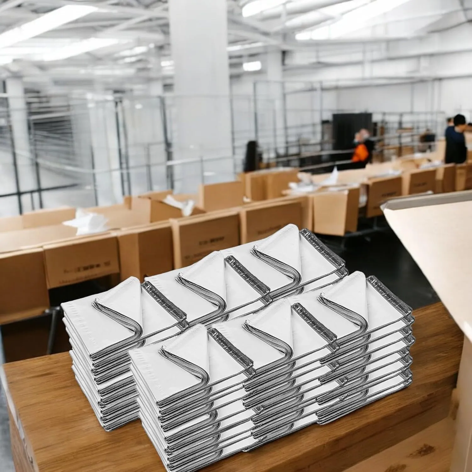iMBAPrice 500 - 14.5x19 Premium Matte Finish White Poly Mailers Envelopes Bags (iMBA-6PM-500)