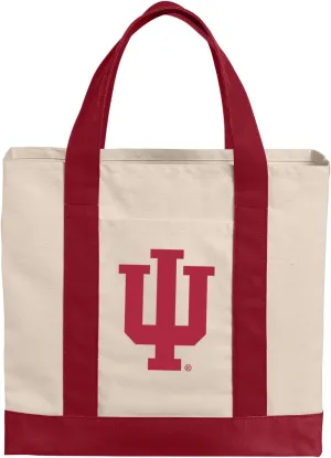 Indiana University Tote Bag Canvas Indiana University Tote Bags Medium Multi Color