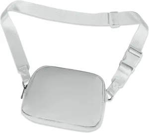 INTINI Everywhere Belt Bag – Large, Crossbody Fanny Pack Women 56 Inch Plus Size Waist Cross Body Fashion Grey