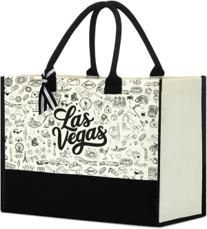 Italy Chicago New York Las Vegas Paris Gifts for Women Canvas Tote Bag