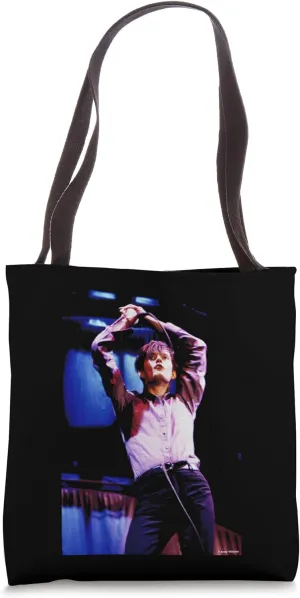 Jarvis Cocker Of Pulp Live By Andy Willsher Tote Bag