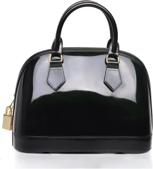 Jelly Crossbody Purse Shoulder Bag, Candy Color Tote Satchel Top-Handle Handbags for Women