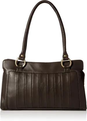 Jennifer Leather Handbag Ladies/Top Handle Bag, Brown, One Size