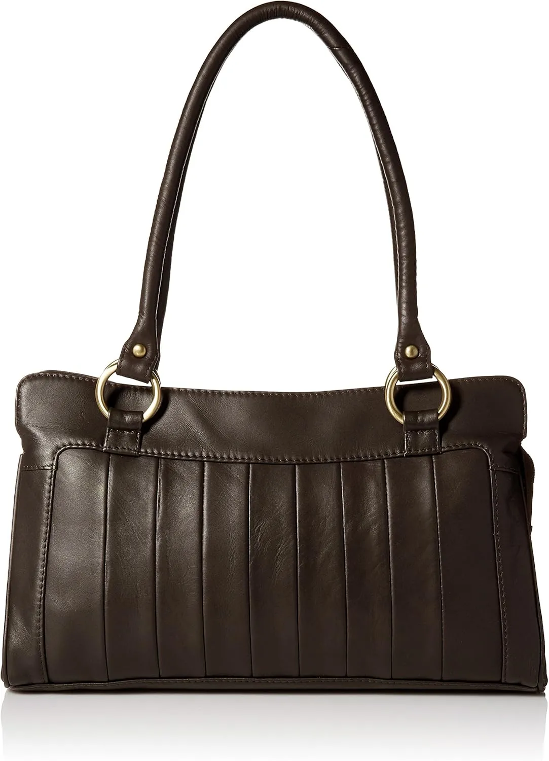 Jennifer Leather Handbag Ladies/Top Handle Bag, Brown, One Size