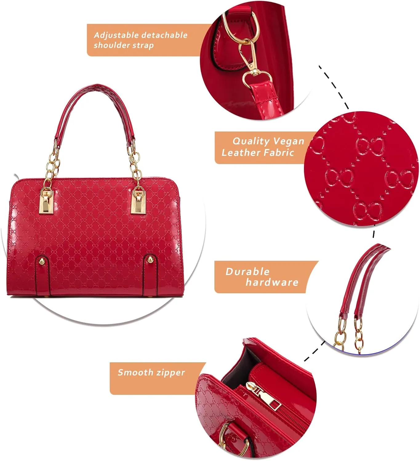 JHVYF Women classics Top Handle Handbag Crossbody Casual Purse Satchel Tote