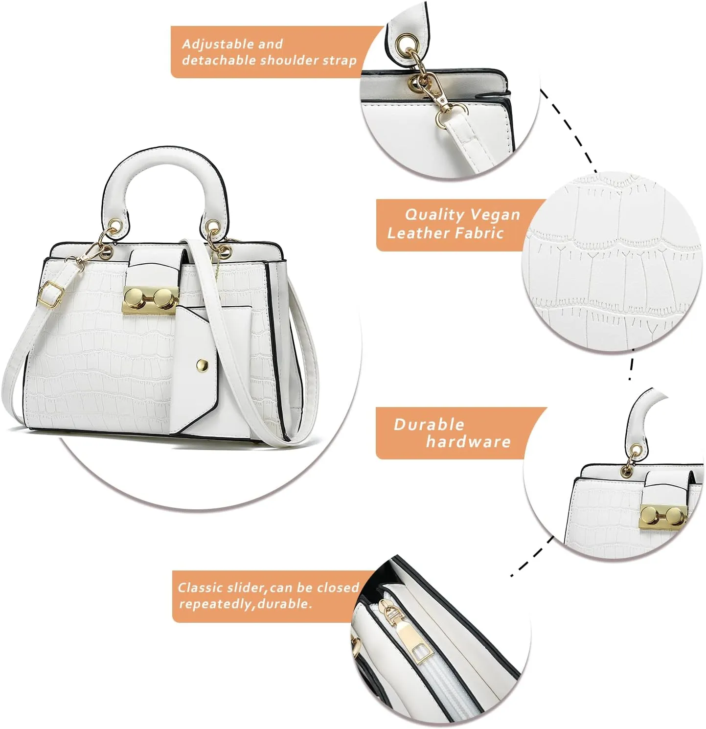 JHVYF Women classics Top Handle Handbag Crossbody Casual Purse Satchel Tote